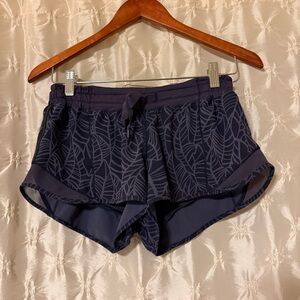Lululemon Purple Hotty Hot Short Pretty Palm Cadet Greyvy Cadet Blue Sporty